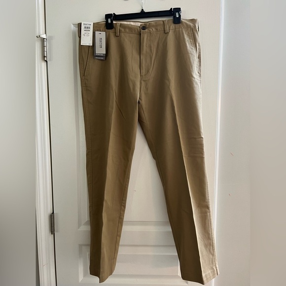 NWT Reaction Kenneth Cole  Camel color Chino pants.  Men’s 38W x 30 L slim fit. - Picture 1 of 6